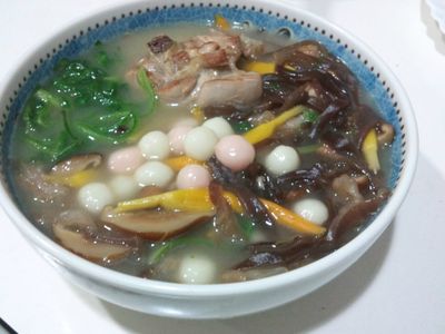 參考食譜 : 鹹湯圓 *有飽足感的健康減肥餐*