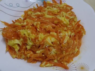 參考食譜 : 紅蘿蔔炒蛋