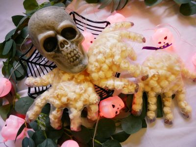 好簡單「鬼爪爆米花」嚇到吃手手！！