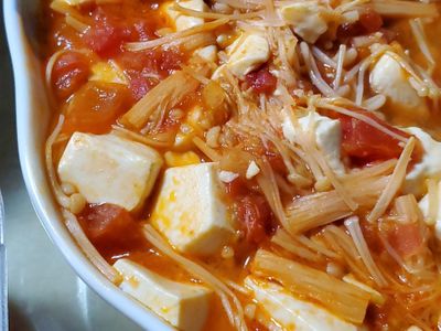 蕃茄燴豆腐