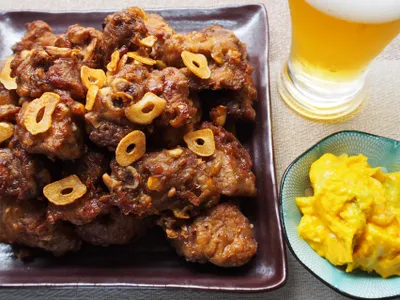 氣炸鍋料理~蒜香排骨