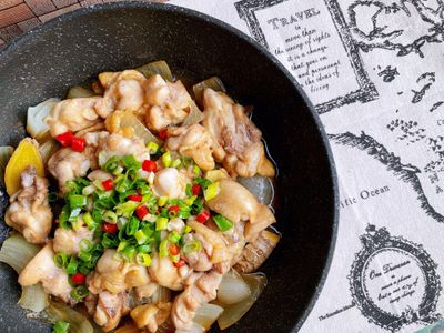參考食譜 : 無水蔥油雞