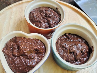 參考食譜 : 無糖黑巧克力可可豆腐慕斯