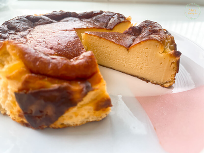 參考食譜 : 焦香綿密奶酒巴斯克乳酪蛋糕