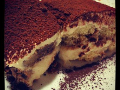 參考食譜 : 淡淡酒氣的香甜提拉米蘇