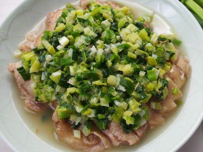 參考食譜 : 香蔥油雞