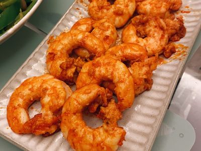 參考食譜 : 香煎奶油蝦