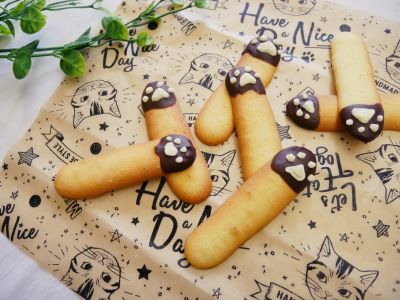 療癒系「貓爪餅乾」好酥脆的濃郁奶香♪