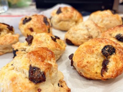 葡萄乾司康（第一次做司康就上手）