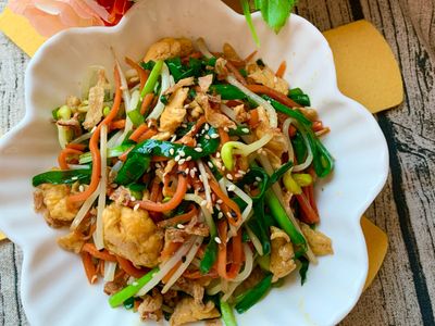 大豆芽伴韭菜🥙