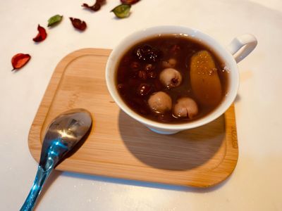 黑糖紅豆蓮子湯（免浸泡）｜飛利浦萬用鍋