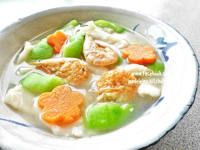 參考食譜 : 絲瓜麵疙瘩