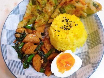 韓式薑黃飯便當