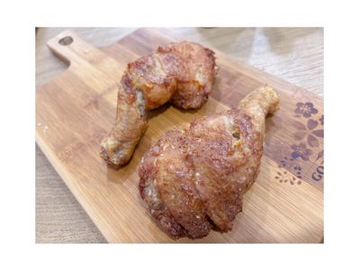 參考食譜 : 氣炸鍋版炸雞腿