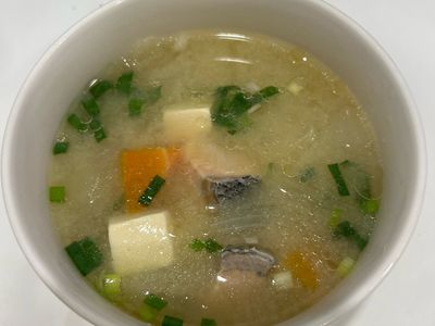 高蛋白「鮭魚味增湯」