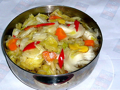 參考食譜 : 台式泡菜