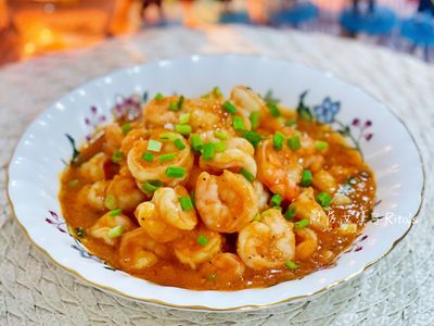 參考食譜 : 醬燒蝦仁