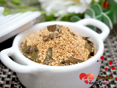 參考食譜 : 海苔豆渣素肉鬆