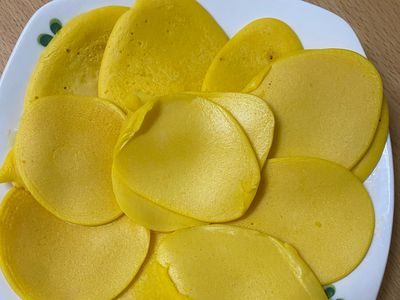 參考食譜 : 南瓜鬆餅🥞寶寶副食品blw手指食物6m