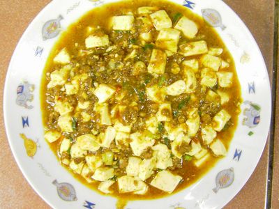 參考食譜 : 香辣麻婆豆腐(不勾芡)