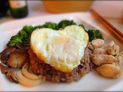 參考食譜 : ＊朵瑞絲帶便當＊營養十穀飯