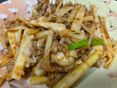 竹筍炒肉絲