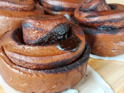 巧克力饅頭捲 燙麵法