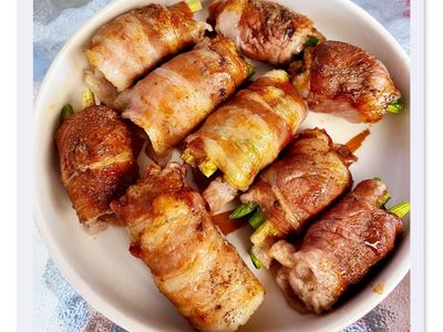 🥓五花肉蘆筍捲-氣炸鍋