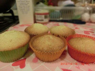 參考食譜 : 基礎版杯子蛋糕