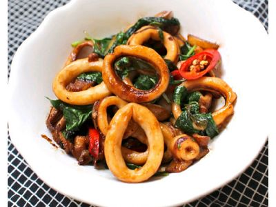 參考食譜 : 三杯中卷