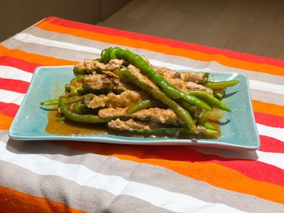 糯米椒鑲（香）肉