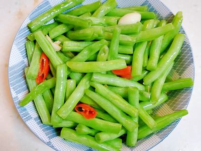 清炒四季豆(五辛素)