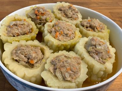 參考食譜 : 肉肉苦瓜封