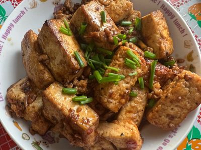 參考食譜 : 紅燒絞肉豆腐