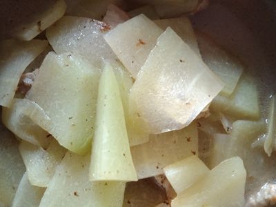 佛手瓜炒五花肉