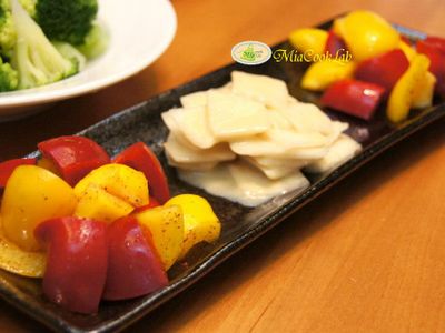 味噌蘿蔔泡菜+甘梅甜椒