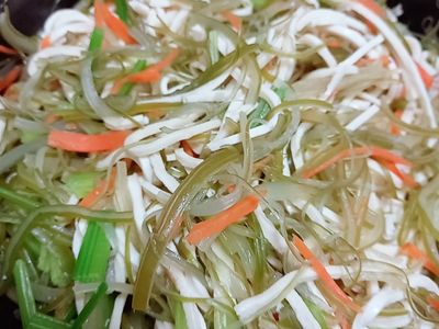 簡單涼拌菜-豆絲海帶絲