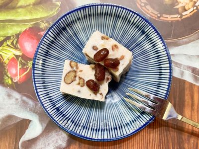 參考食譜 : 紅豆鮮奶糕 作法超簡單～