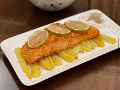 奶油檸檬鮭魚排