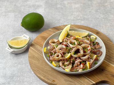 《免油炸》🍋檸香蒜味透抽🦑