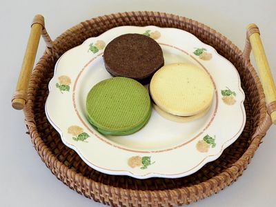 三種口味夾心餅乾