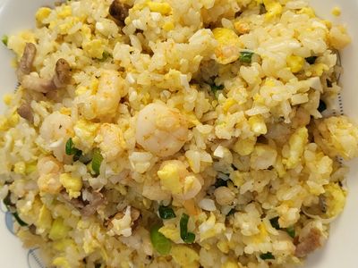 金沙蝦仁蛋炒飯