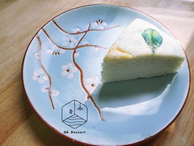 蝶豆花天使蛋糕