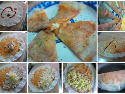 春捲皮也可以這樣吃--【鮪魚起士薄餅】