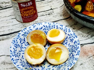 參考食譜 : 咖哩溏心蛋