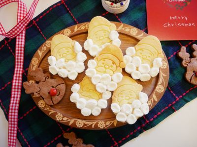 HOHOHO「聖誕老人餅乾」白鬍子太逗了