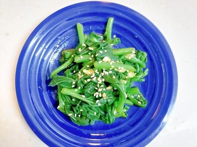 韓式涼拌甜菠菜번행초무침