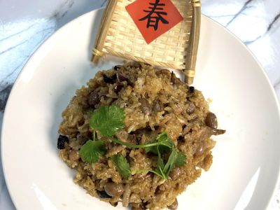 粒粒分明，超Ｑ彈的古早味油飯