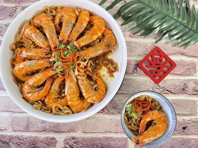 低碳健康年菜│鮮蝦粉絲煲