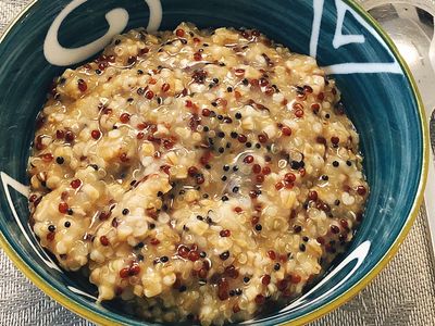 生酮版補碳日剛切燕麥&藜麥甜粥（微波爐）